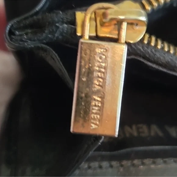 Bottega Veneta Monogram BV Rare Vintage Wallet Canvas Leather Trim. NO CALLOUTS - Picture 5 of 12